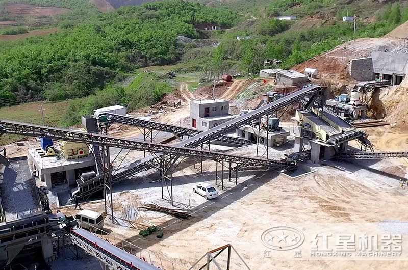 固定式建筑垃圾破碎生产线 固定式建筑垃圾破碎生产线