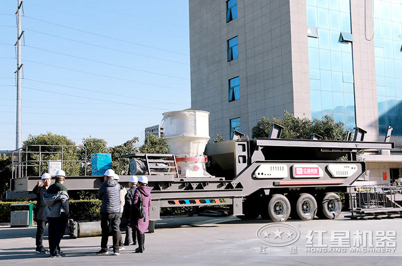 红星客户到厂参观建筑垃圾处理世界杯官网线上平台-世界杯（中国）
